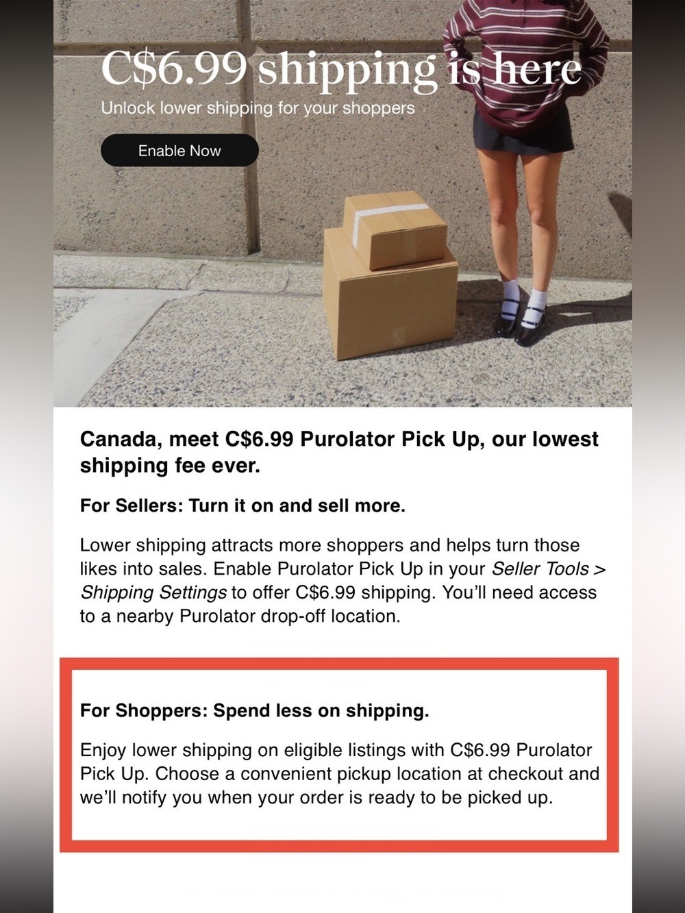 Purolator Pick-Up Shipping - $6.99!